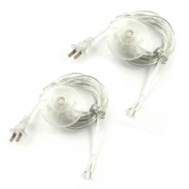 2Pcs AC125V 3A AC250V 6A US Plug Step On Foot Switch 3.5M