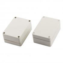 2Pcs Plastic Waterproof Power Switch Protector Junction Box 83mmx58mmx35mm