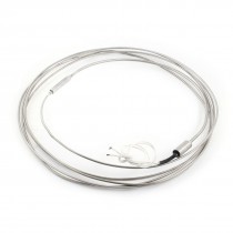 Silver Tone High Temperature Sheathed MI Heating Cable Wire 220V 5Mx3mm