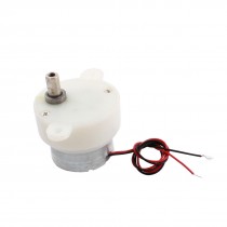 DC 3V 6RPM Speed 5mm Drive Shaft Wire Leads Reducing Geared Box Motor