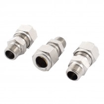 3 Pcs 8mm Hose Straight Pneumatic Quick Coupler Fitting Joint Connector