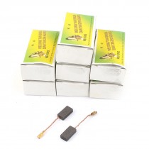 8 Pairs Electric Drill Parts Motor Carbon Brushes 15mm x 8mm x 5mm