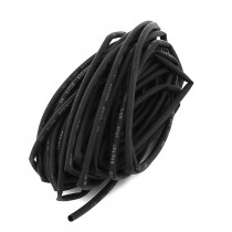 Black 5 Meter 1mm Dia Polyolefin Heat Shrinking Shrinkable Tubing Tube