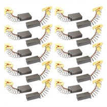 10 Pairs Universal Electric Motor Replacing Carbon Brushes 11mm x 5mm x 17mm