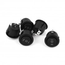 5 x KCD1 3Pin SPDT NO/OFF Rocker Power Switch AC 250V/6A 125V/10A