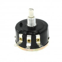 47K ohm Single Turn Carbon Composition Rotary Taper Potentiometer