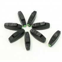 8 Pcs Room Indoor 250VAC 3A ON/OFF Button In Line Cord Switch Black