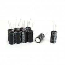 10Pcs 30x16mm Radial Lead Cylinder Aluminium Electrolytic Capacitor 25V 6800uF