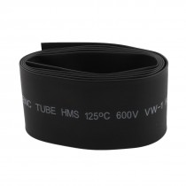 Black 30mm Dia. 2:1 Heat Shrink Tubing Tube Wire Wrap Cable Sleeve 1M 3.3Feet