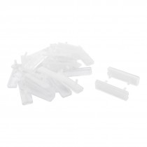 20Pcs 13mmx45mm Plastic Waterproof Power Distributor Case Cable Label Stick