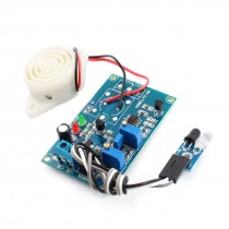 DC 24V No Infrared Reflection Tigger Sensor Alarm Buzzer Delay Module Green
