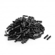300 Pcs Black Plastic 1P Jumper Wire Housing Female Pin Connector