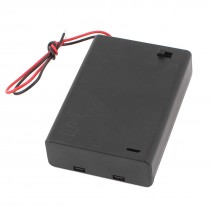 ON/OFF Switch Plastic 3 x 1.5V AA Batteries Holder Case Storage Box