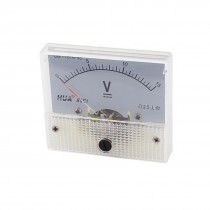 85C1 DC 0-15V Class 2.5 Fine Tuning Dial Panel Analog Voltmeter for Testing Work