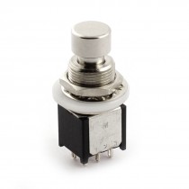 12mm Panel Mount DPDT Latching Electric Guitar Foot Switch