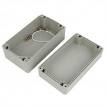 Plastic Waterproof Enclosure Case DIY Junction Box Gray 155mm x 88mm x 75mm
