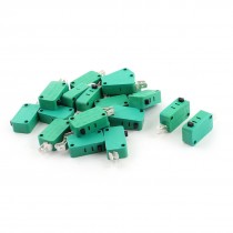 20pcs AC250V 16 4 A Micro Limit Switch Button SPDT Bending Pins Snap Action