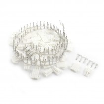 20 Sets White 3pin Male Female Mini Tamiya Plug Unwired Connector 4 5mm Pitch