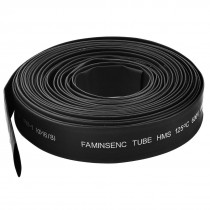 10M 33ft 16mm Dia Ratio 2 1 Polyolefin Heat Shrinking Shrinkable Tubing Black