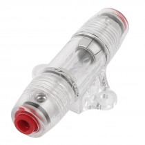 Clear Plastic Shell Inline AGU Fuse Holder for Car Audio Gauge