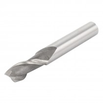 3/8" x 3/8" Straight Shank 2 Flutes HSS End Mill Cutter Milling Tool