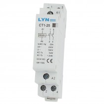 CT1 25 2P Household 2 Phase Pole AC Power Contactor Coil 220 240V IE 20A
