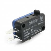 CMV100D 220V 0.3A SPDT Momentary Push Button Limit Switch Microswitch