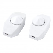 2pcs AC 250V 3A Rotary Adjustable Controller Light Dimmer Switch