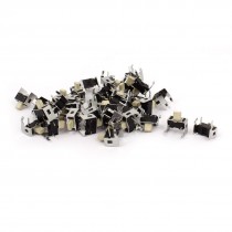 40pcs 9x8x7mm 2 Pins Right Angle Momentary SPST DIP Tactile Push Button Switch