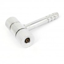 Air Pneumatic T Shape 8mm to 5mm Quick Coupler Connector Coupling Sliver Tone