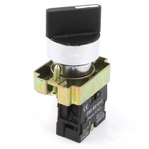 XB2 BD21 No SPST 2 Positions Maintained Rotary Select Selector Switch 600V 10A