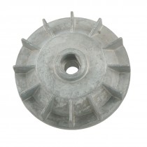 Sander 12 Vanes 68mm Diameter Silver Tone Metal Spare Part Motor Blade