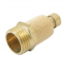 4/5" Male Thread Brass Adjustable Pneumatic Muffler Sound Eliminator