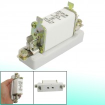 380V 50KA 30A Short Circuit Protection Fuse Link w Ceramic Base RTO-50B