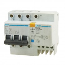 DZ47-63 3 Pole 6A Mini Circuit Breaker + DZ47LE Earth Leakage Circuit Breaker