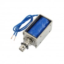 DC 24V 1 5A 0 8kg Lifting Force Open Frame Push Solenoid Electromagnet