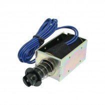 DC 24V 0 96A 5mm Stroke 1700GF Push Type Open Frame Solenoid Electromagnet