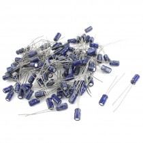 100pcs Electronic Component 0 22uF 50V 105C Electrolytic Capacitor 5x11mm