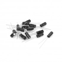 15 Pcs 10uF 50V 5 x 11mm Radial Aluminum Non Polarized Electrolytic Capacitors