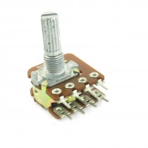 7mm Thread Linear Type Adjustable Knob Rotatable Potentiometer B50K 50K Ohm