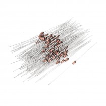 80 Pcs Axial Lead Zener Diodes Voltage Regulator BZX79 C6V2 1 2W 6 2V