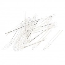20 Pieces 2pins 3mm Clear Round Head Photodiode Photosensitive Diode Replacement