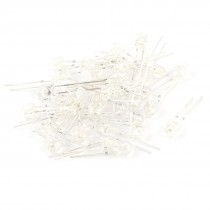 40 Pcs 5mmx5mm Round Head Blue LED Light Emitting Diodes DC 2 5 3 0V Replacement