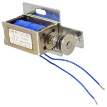 0 5kg Force 0mm Stroke DC 24V Push Type Tractive Solenoid Electromagnet