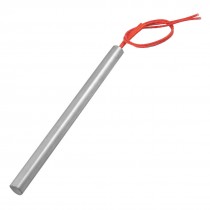 Red 2 Wire 16mm x 210mm Stainless Steel Tube Cartridge Heater AC 110V 600W