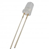 50 Pcs 5mm Diameter Straw Hat Yellow LED Light Emitting Diode