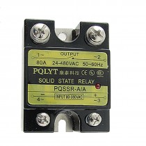 AC to AC Single Phase Solid State Relay SSR 80A 80-380VAC / 24-480VAC