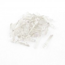 50Pcs Common Cathode 4-Pin 5MM Super Bright RGB Tri-color LED Red Green Blue