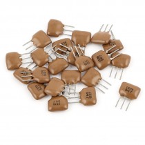 20 Pcs Radial Lead 3Pins Ceramic Filter Crystal Resonator L5.5M 5.5MHz Frequency