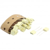 15pcs Radial Lead Mylar Polyester Film Capacitors 400V 6 8nF